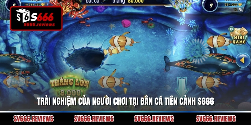 Trải nghiệm của người chơi tại Bắn cá tiên cảnh s666